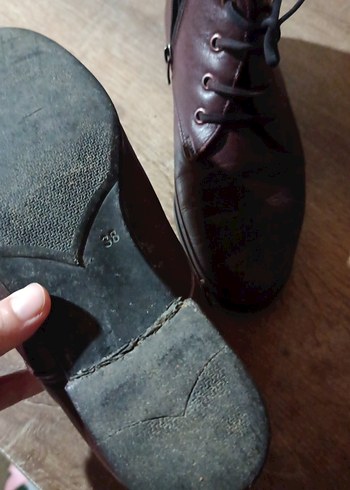 Koyu Bordo Erkek Bot - Görsel 5