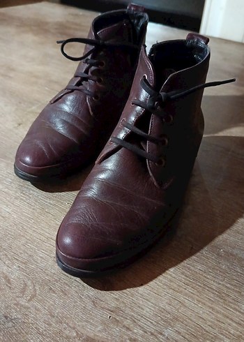 Koyu Bordo Erkek Bot - Görsel 2