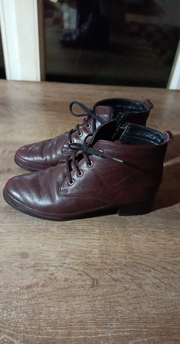 Koyu Bordo Erkek Bot - Görsel 3