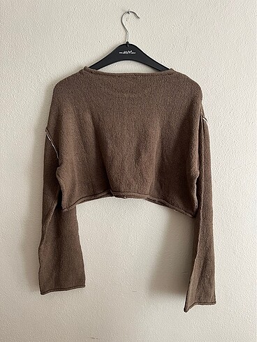 s Beden Zara Crop Triko Kazak