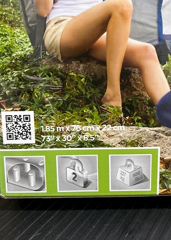 Diğer Mavi Baskılı şişme yatak Comfort Quest