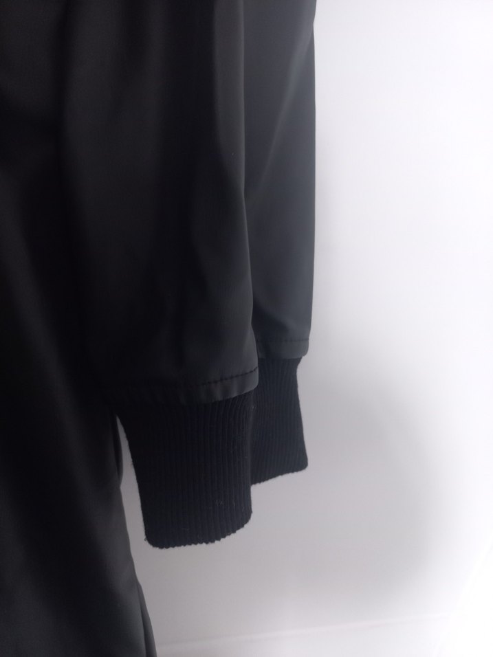 Siyah Uzun Deri Kadın Ceket - Görsel 5