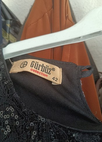 Diğer Bordo Uzun Kollu Dantelli Abiye Elbise