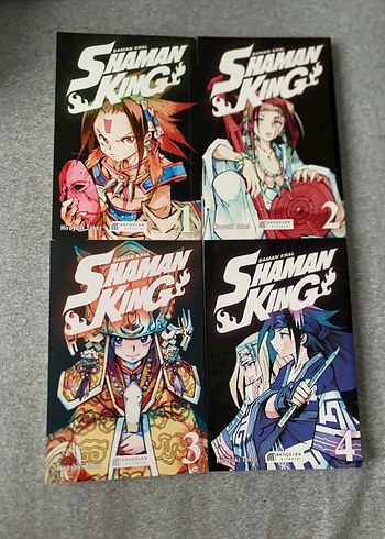 Shaman King Manga Seti 4 Cilt