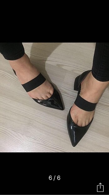 35 Beden siyah Renk sandalet