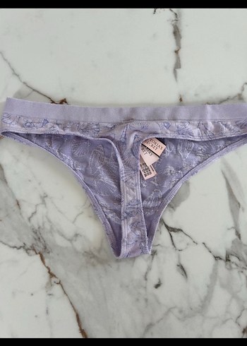 Victoria s Secret Nakışlı Bohem Mor Midi Kadın Külot
