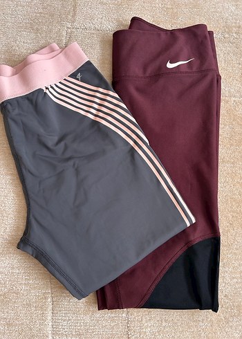 Biri uzun yanları tül detaylı diğeri dizaltı deformesiz taytlar - Görsel 3