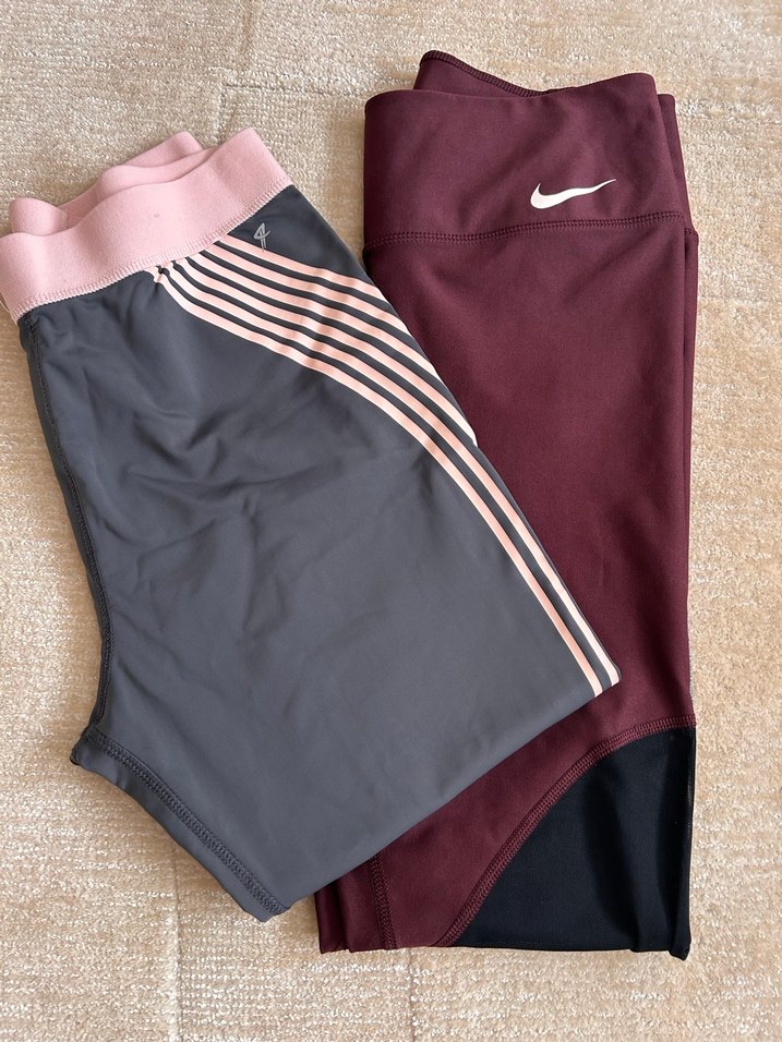 Biri uzun yanları tül detaylı diğeri dizaltı deformesiz taytlar - Görsel 3