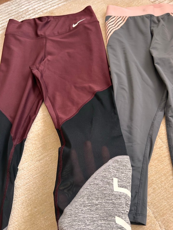 Biri uzun yanları tül detaylı diğeri dizaltı deformesiz taytlar - Görsel 4