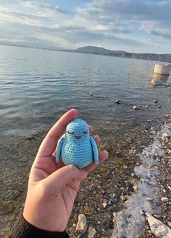 Amigurumi kuş oyuncak/anahtarlık