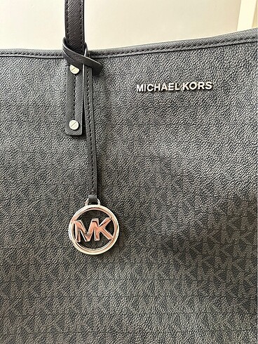 Michael Kors Michael Kors Deri Büyük Tote Omuz Kol Çanta Logolu İmza