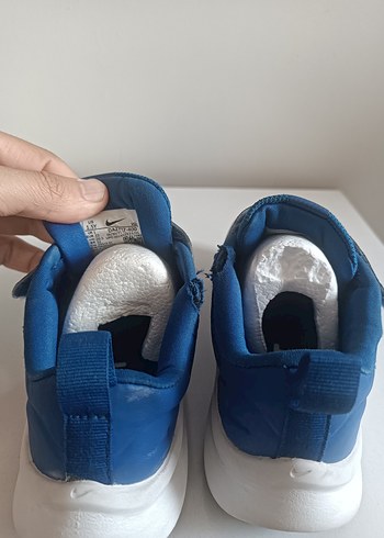 33 Beden Nike Mavi Erkek Çocuk Spor Ayakkabı Velcro