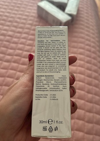 Beden FaceLab Retinol %0,2 İçeren Anti-Aging Serum 30ml