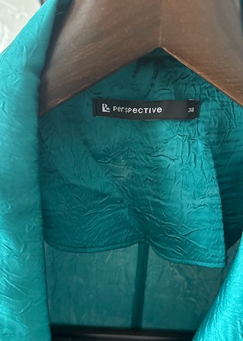 Uzun yeşil Kadın Salaş Elbise - Görsel 3