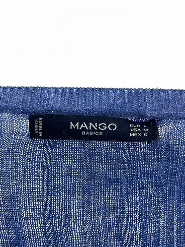l Beden mavi Renk Mango Kazak / Triko %70 İndirimli.