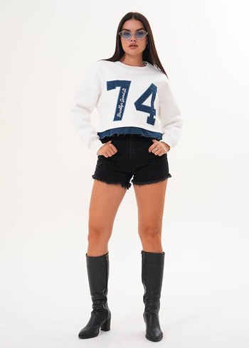 l Beden siyah Renk S#M#L BEDEN BAYAN Sweatshirt