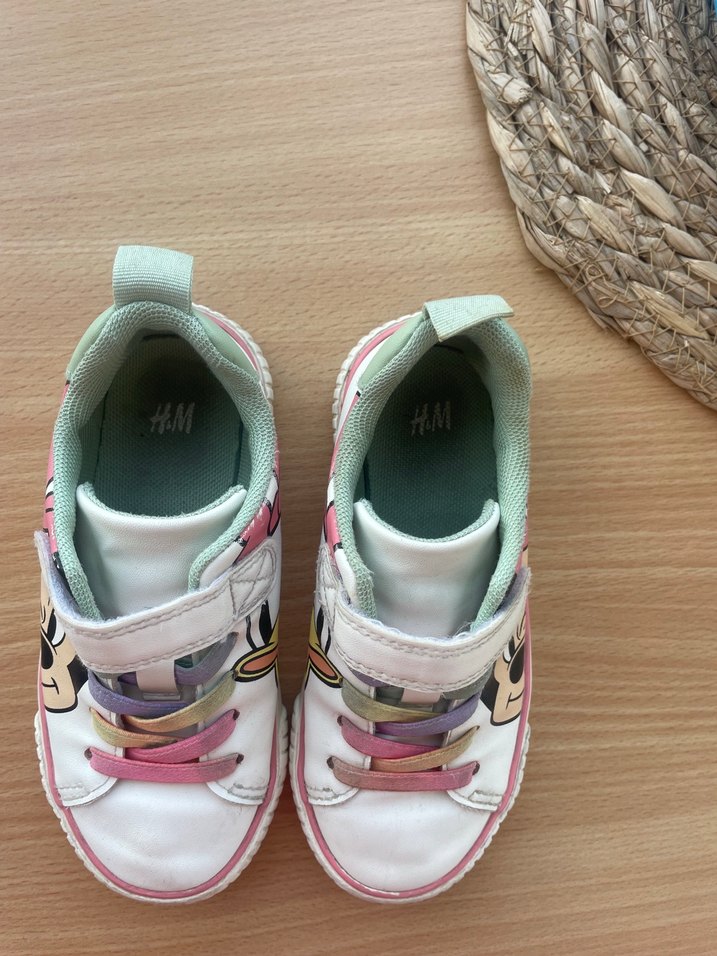 Kız Çocuk H&M Çok Renkli Minnie Baskılı Spor Ayakkabı - Görsel 3