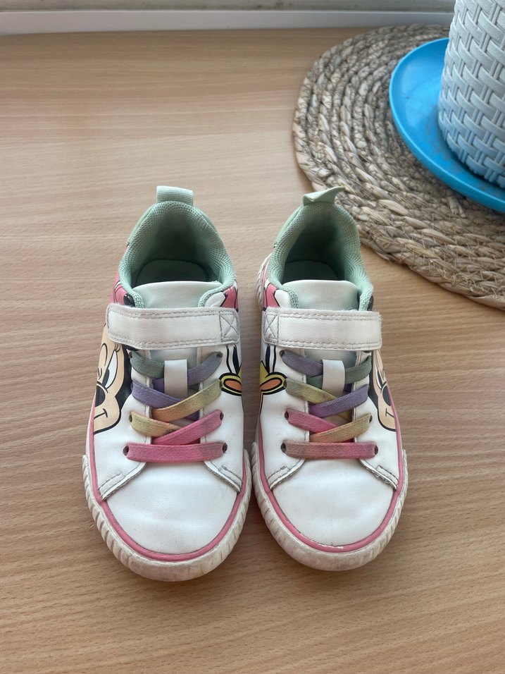 Kız Çocuk H&M Çok Renkli Minnie Baskılı Spor Ayakkabı - Görsel 2