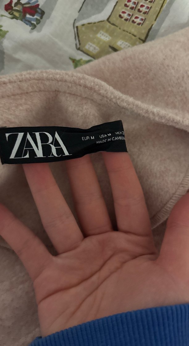 Toz pembe zara ceket - Görsel 5