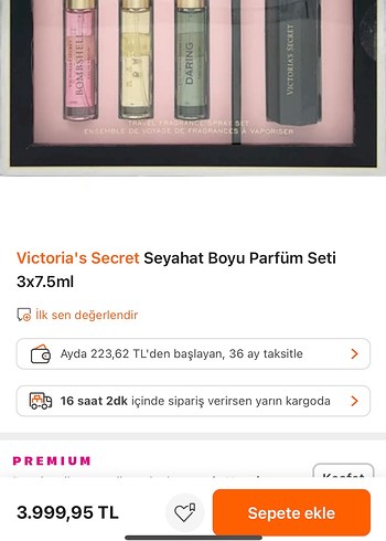 Victoria's Secret Parfüm Seti 3'lü - Görsel 5