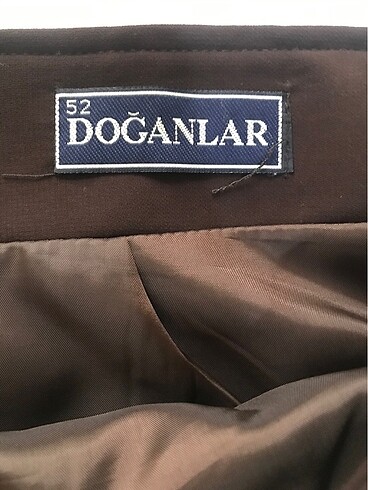 52 Beden kahverengi Renk Kadın etek