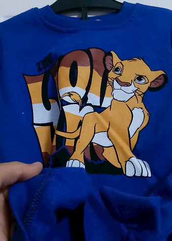 Diğer Mavi Aslan Baskılı Bebek Takımı