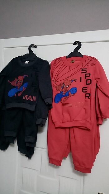  spiderman erkek çocuk takım