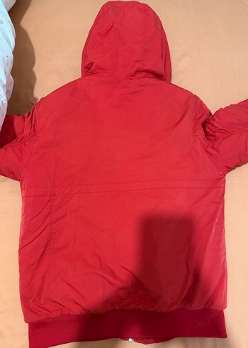 Kırmızı Fermuarlı Erkek Çocuk mont - Görsel 11