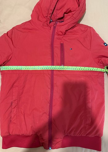 Kırmızı Fermuarlı Erkek Çocuk mont - Görsel 3