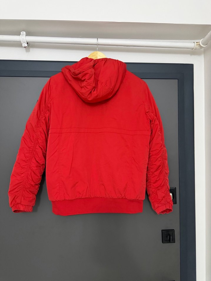 Kırmızı Fermuarlı Erkek Çocuk mont - Görsel 2