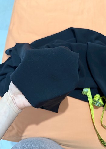 Kadın Siyah Uzun Salaş Saten Etek - Görsel 8