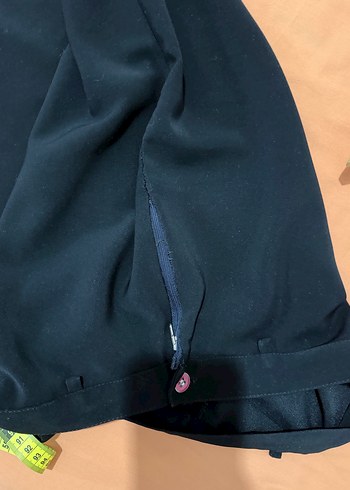 Kadın Siyah Uzun Salaş Saten Etek - Görsel 5