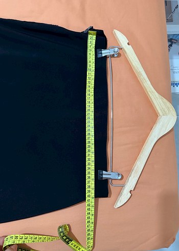 Kadın Siyah Uzun Salaş Saten Etek - Görsel 3