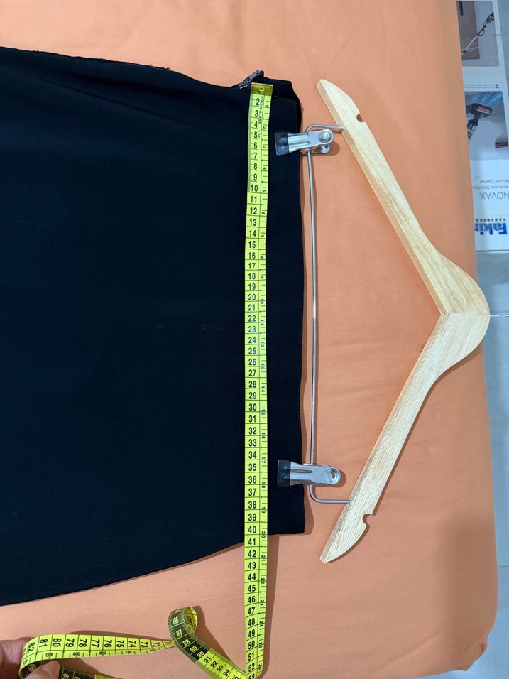 Kadın Siyah Uzun Salaş Saten Etek - Görsel 3