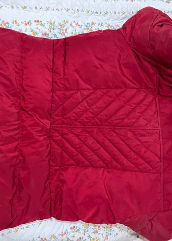 Bordo Fermuarlı Kadın Kışlık Ceket - Görsel 3