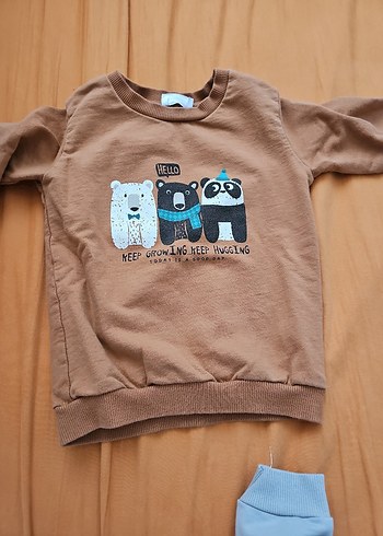 Erkek Çocuk Uzun Kollu Baskılı Sweatshirt - Görsel 2