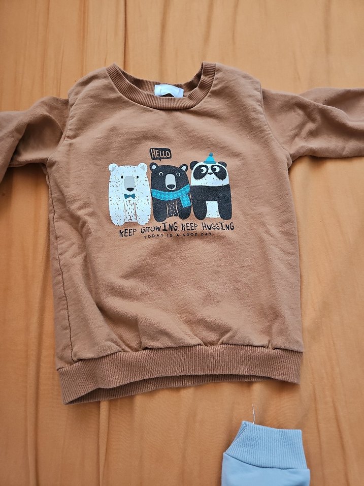 Erkek Çocuk Uzun Kollu Baskılı Sweatshirt - Görsel 2