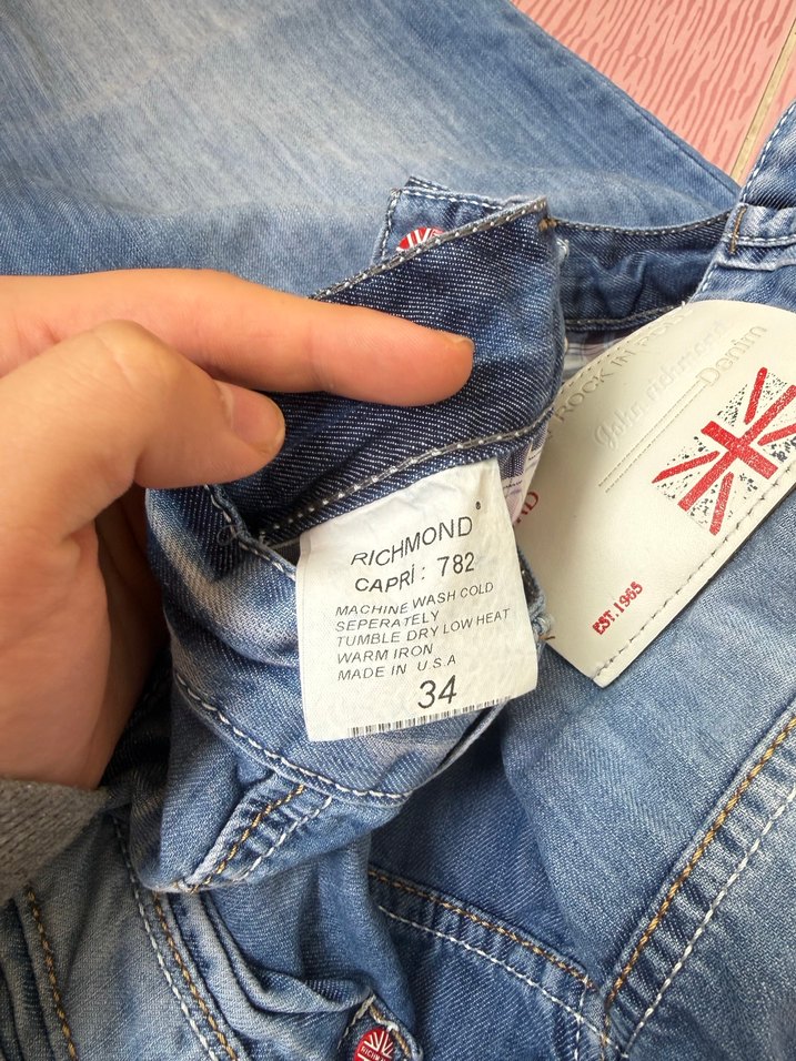 John Richmond Vintage Kapri - Görsel 3