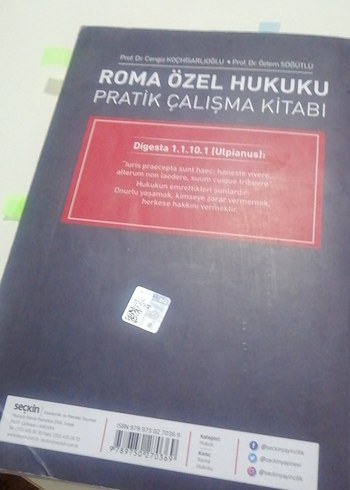 Roma Özel Hukuku Pratik Çalışma Kitabı 4. Baskı
