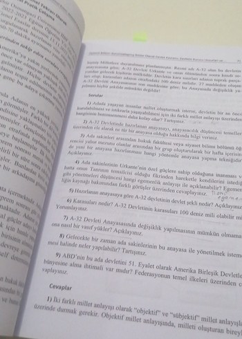 Beden Renk Anayasa Hukuku Dersleri Pratik Çalışmalar Kitabı