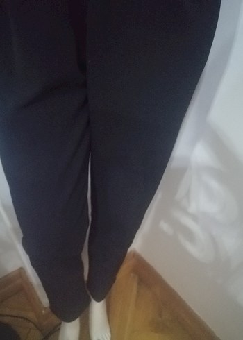 Gri V Yakalı Piliseli Kadın Tulum - Görsel 7