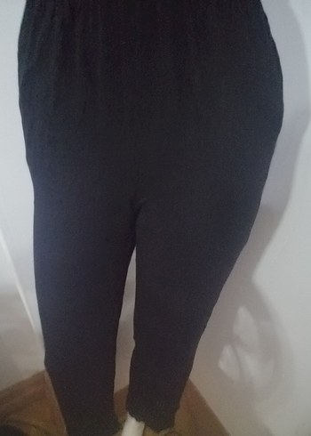 Siyah V Yakalı Kadın Uzun Tulum - Görsel 7