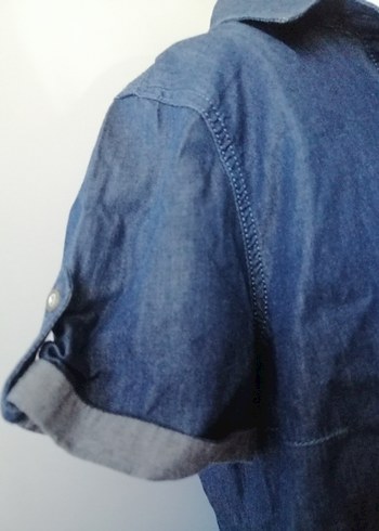 Mavi jeans Bayan kot elbise - Görsel 6