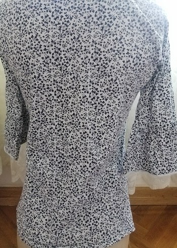 Zara Bayan penye bluz - Görsel 10