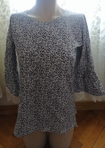 Zara Bayan penye bluz - Görsel 2