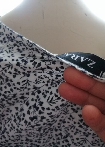 Zara Bayan penye bluz - Görsel 11