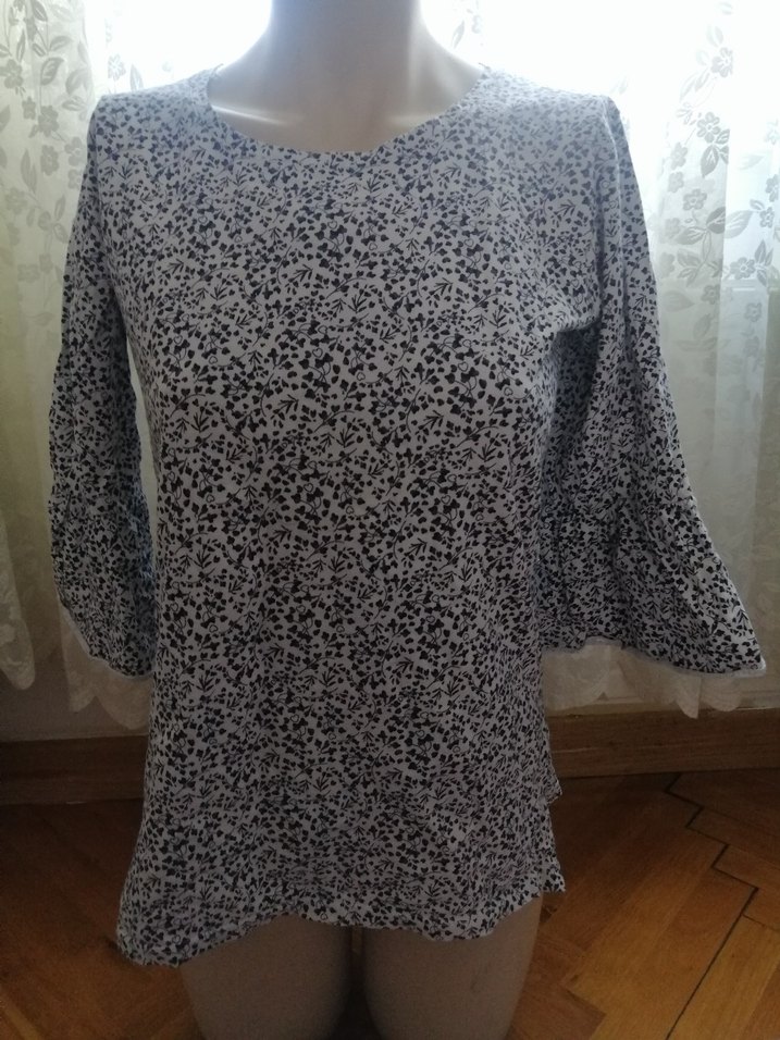 Zara Bayan penye bluz - Görsel 2