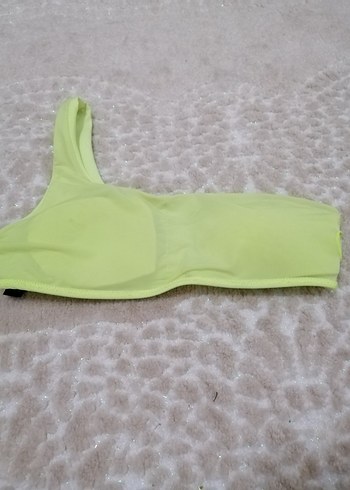 Sarı Pastel Midi Bikini Üstü