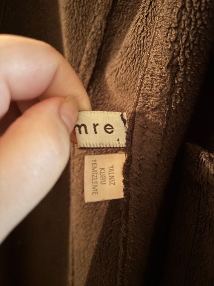 Uzun Süet Kadın Kaban - Görsel 3