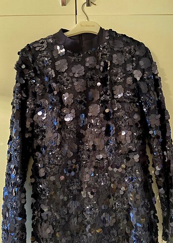 Kollu Uzun Abiye Elbise - Görsel 2